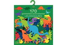 Pochette 170 gommettes dinosaures