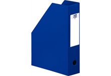 Porte-revues OXFORD en PVC dos 10cm bleu