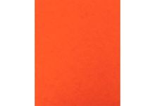 Protège-cahier 2 grands rabats  format 18 x 22 cm carte lustrée coloris orange