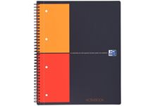 Cahier à reliure intégrale Activebook 160 pages, format A4+, quadrillé 5x5