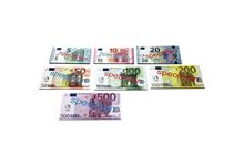 Sachet de 140 billets euros factices