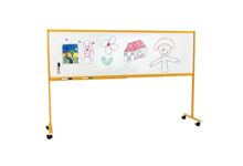 Tableau enfant sur pied 60x200 jaune