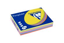 Ramette de 500 feuilles de papier 80g de format A4 assortis intense TROPHEE CLAIREFONTAINE