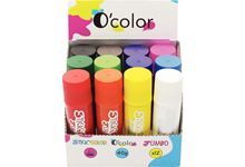 Boite de 12 sticks jumbo de 40 grammes, couleurs vives