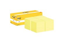 Boîte de 24 blocs 100 feuilles post it format 76x76mm jaune dont 6 gratuits