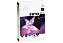 Rame de 500 feuilles de papier blanc 80g de format A3 FIRST