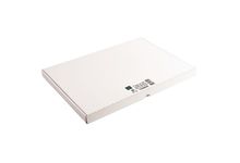 Boîte de 100 fiches bristol non perforées carte forte 205 g uni blanc 29,7 x 42 cm