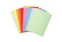 Paquet de 100 chemises 210g format 24x32 cm coloris assortis