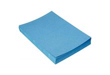 Paquet de 100 couvertures grain cuir 250g A4 bleu