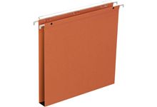 Paquet de 25 dossiers suspendus économiques pour tiroirs, dos 30 mm, coloris orange