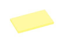 Lot de 12 blocs de 100 feuilles de notes repositionnables 75 x 125 mm jaune pastel