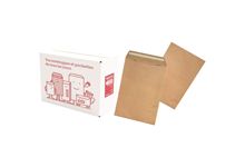 Boite de 250 pochettes kraft 229x324mm 90g bande siliconée