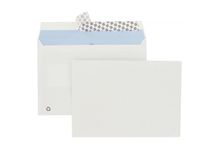 Boite de 500 enveloppes blanches 162x229mm 90g bande siliconnée FIRST