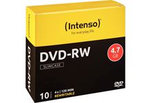 Paquet de 10 DVD-RW Intenso 4,7 Go