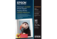 Paquet de 40 feuilles de papier photo premium glacé à la marque Epson de format A6 255g