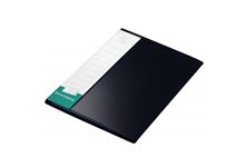 Protège-documents Up-line en polypropène rigide, 160 vues, coloris noir