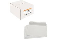 Boîte de 500 enveloppes blanches C5 162x229 80g/m² bande de protection