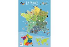 Poster en PVC 76x52cm la France