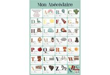 Poster en PVC 76x52cm premier alphabet