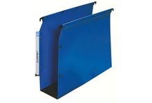 Paquet de 10 dossiers suspendus polypro Ultimate armoire dos de 50mm bleu