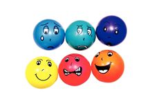 Lot de 6 Balles diamétre 20cm EMOTIONS