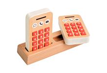 Téléphones duo en bois