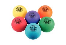 Lot de 6 ballons tous sports grainés diamètre 15cm