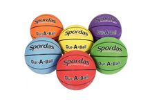 Sachet de 6 Ballons Basket Ball Taille 5 22cm  assortis