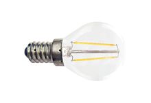 Ampoule LED sphérique claire E14 4W