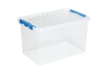 Boite de rangement QLINE 62L transparente