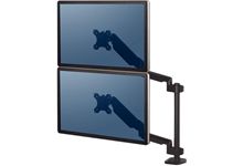 Bras support écran double vertical Platinum