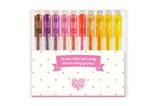 Poch 10 mini stylos gel candy