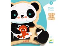 Puzzle bois 9p puzzlo panda