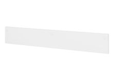 Option voile de fond 190 blanc xenon merisier