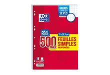 Étui feuilles mobiles 500 pages seyès