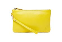 Pochette batterie intégrée Wristlet Jaune