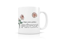 Mug porcelaine Maîtresse Pivoines