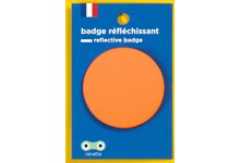 Badge réfléchissant 45 mm orange
