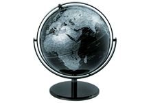 Globe politique ø25 cm noir