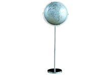 Globe 42.5 cm silver sur pied