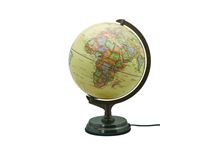 Globe 30cm lumineux antique