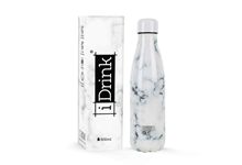 Bouteille thermique I-Drink 500 ml marbre blanc