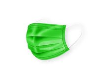 Medipop masque de protection enfant vert neon