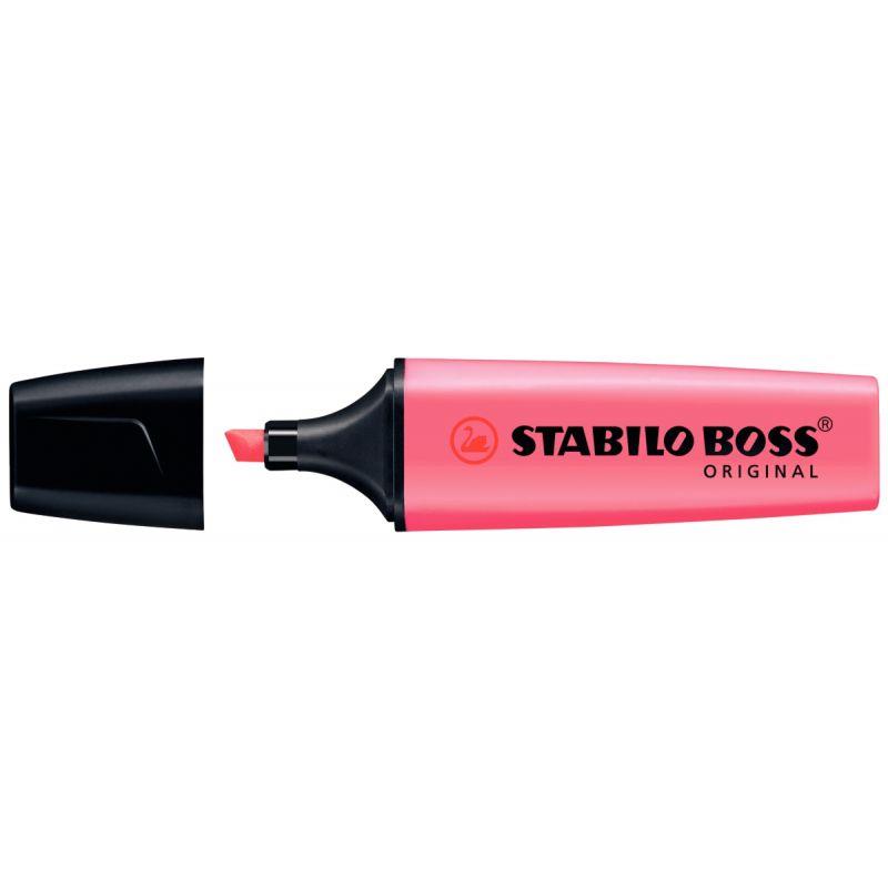 Image de  Boîte de 10 surligneurs Boss rose 