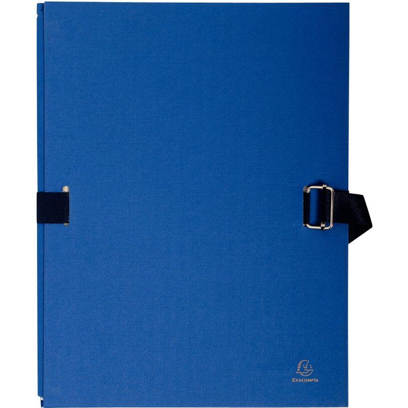 Image de  Paquet de 5 chemises extensibles toilées, bleu foncé 