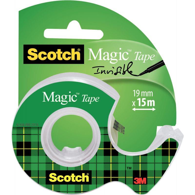 Image de  Rouleau adhésif Scotch Magic 19mmx15m et dévidoir 