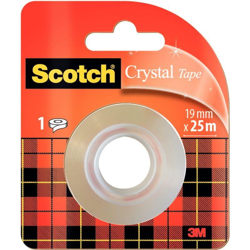 Image de  Rouleau adhésif Scotch Cristal 19mmx25m 