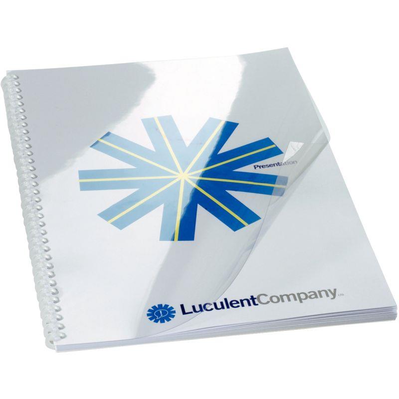Image de  Paquet de 25 couvertures GBC HiClear transparentes incolores 