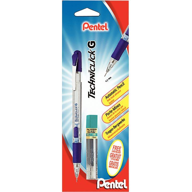 Image de  Blister de 1 portemine TechniClick 0,7mm + mines offertes 