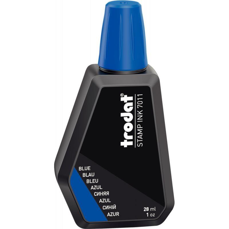 Image de  Flacon d''encre tampon  trodat coloris  bleu 
